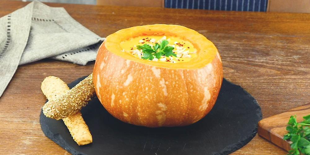طرز تهیه سوپ سبزیجات خامه پنیری همراه ویدیو