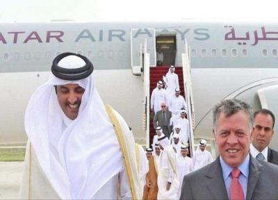 امیر قطر وارد اردن شد