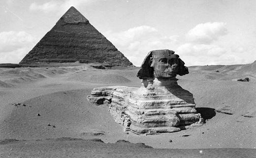 تصاویری جالب از مجسمه باستانی ابوالهول مصری!