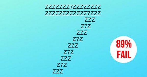 معمای حدس اعداد؛ چند عدد 7 در تصویر حروف Z می بینید؟
