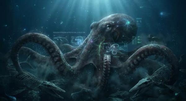 اختاپوس های غول پیکر کرتاسه؛ فرمانروایان پنهان اعماق اقیانوس های باستانی